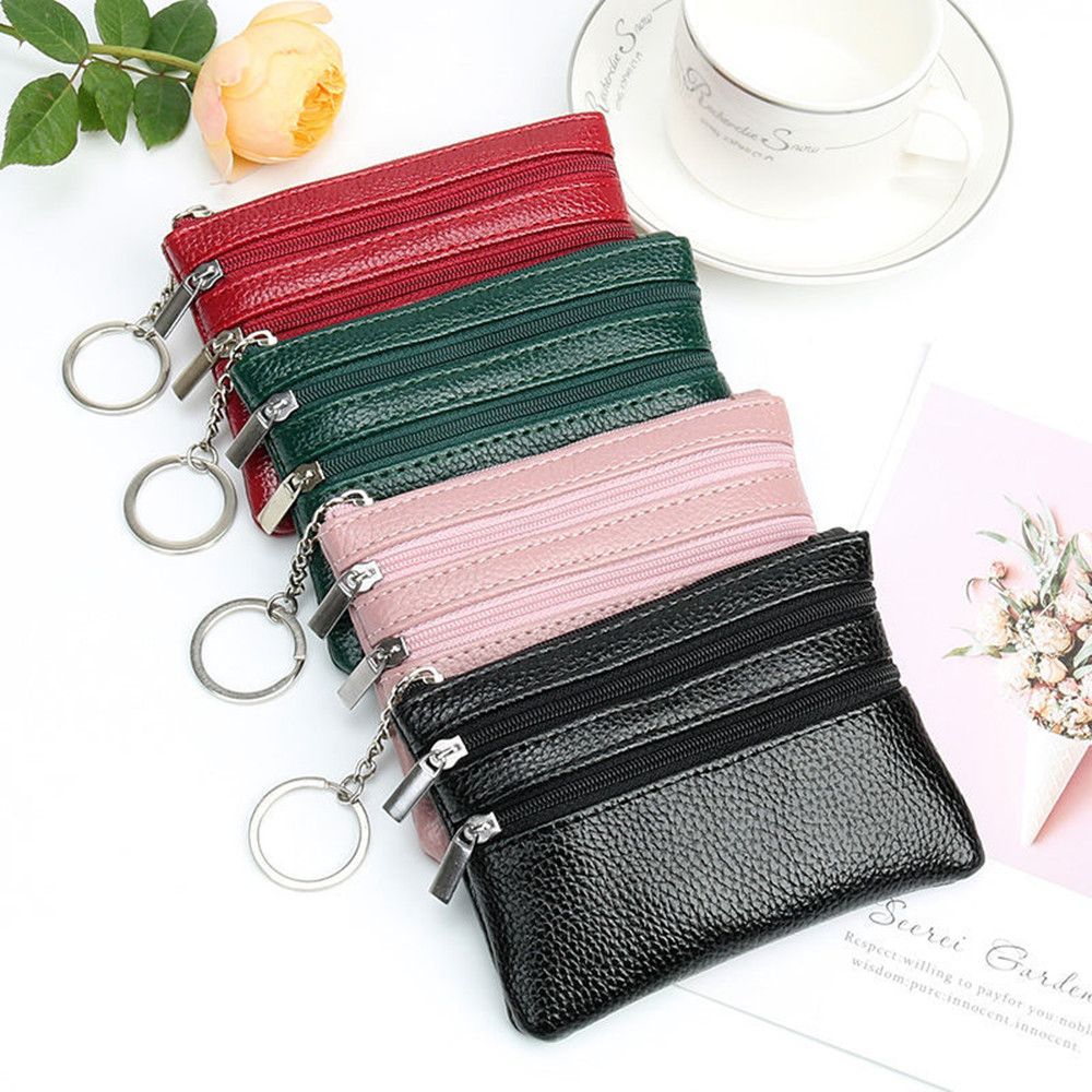 Women Bags Zip - Mini tarjetero suave, cartera multifuncional, cartera