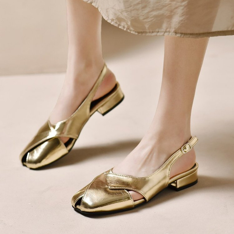 Women Bags Rome - Nuevas Sandalias de Cuero Suave para