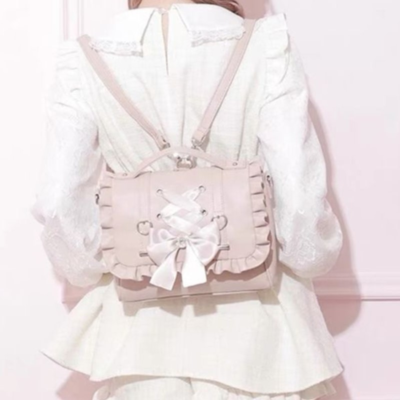 Women'S Xl Bags - Mochila rosa con agradable arco para