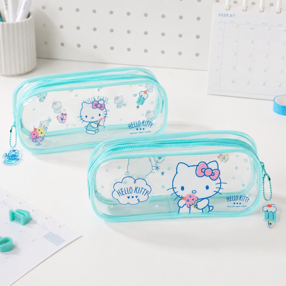 Jelly Bag Clear Pvc - Estuche para lápices de gel genuino