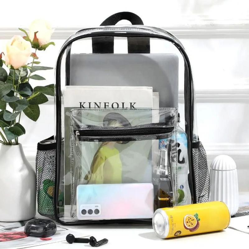 Women'S Xl Bags - Mochila Deportiva de PVC Transparente para