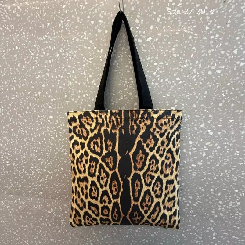 Shopper Tote Canvas - Bolso de Mano con Estampado de