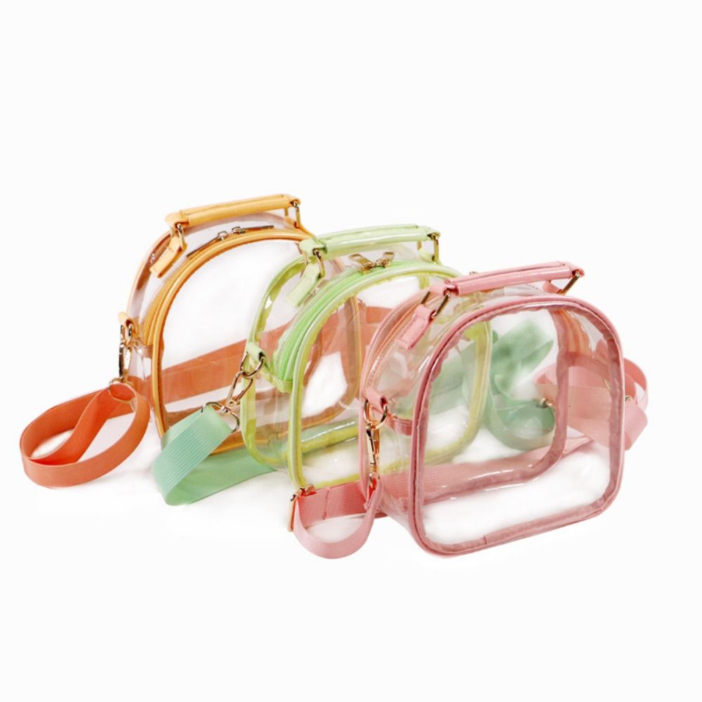 Jelly Bag Clear Pvc - Bolso transparente impermeable para mujer, bolso