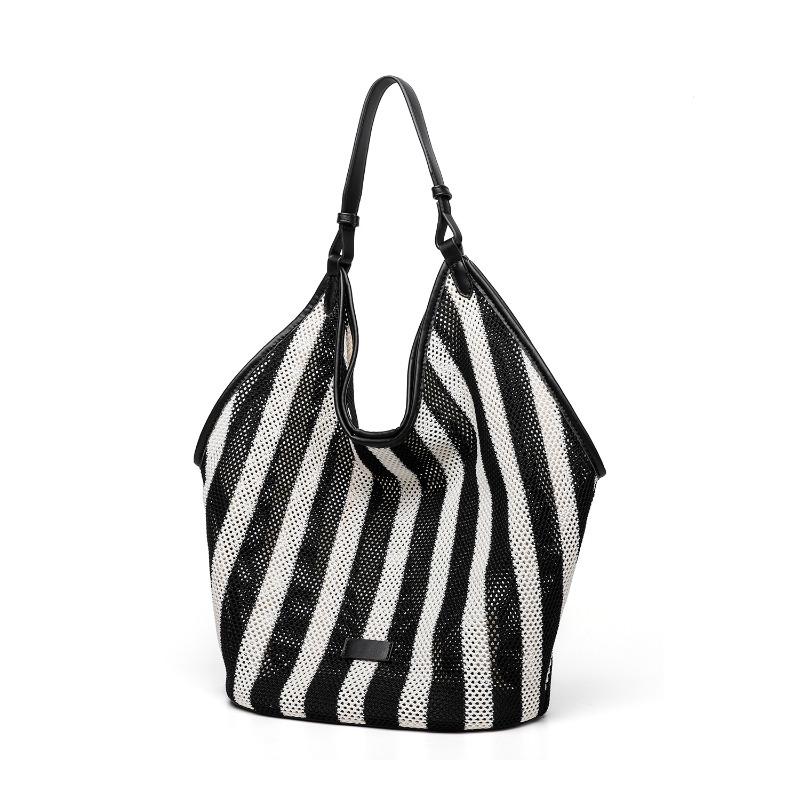 Bolso Tote Grande a Rayas Teji - Shopper Tote Canvas reseña y precio