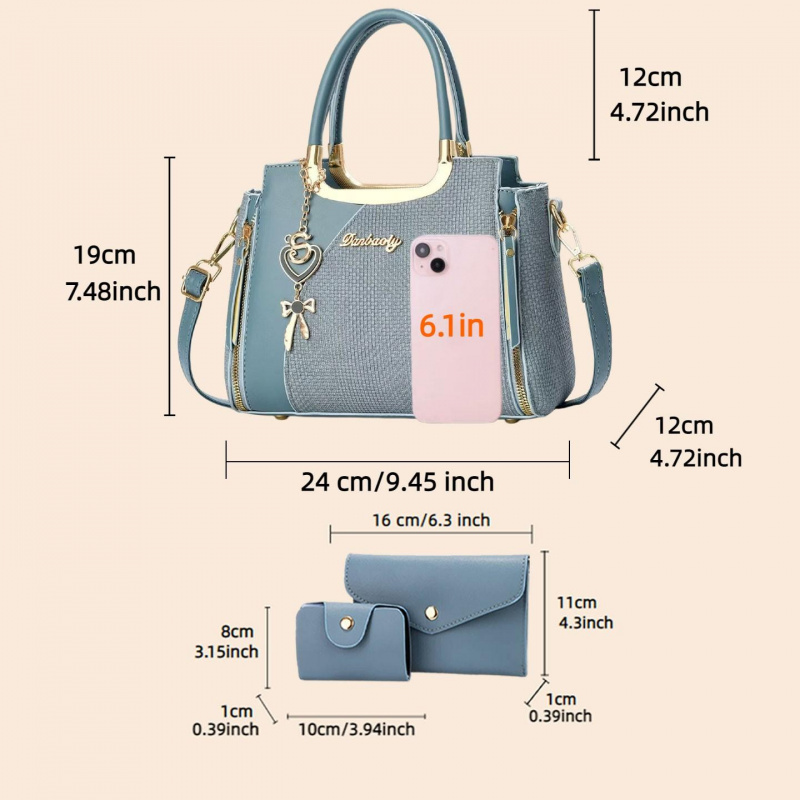 Elegante Conjunto de Bolsos de - Women Bags Gift reseña y precio