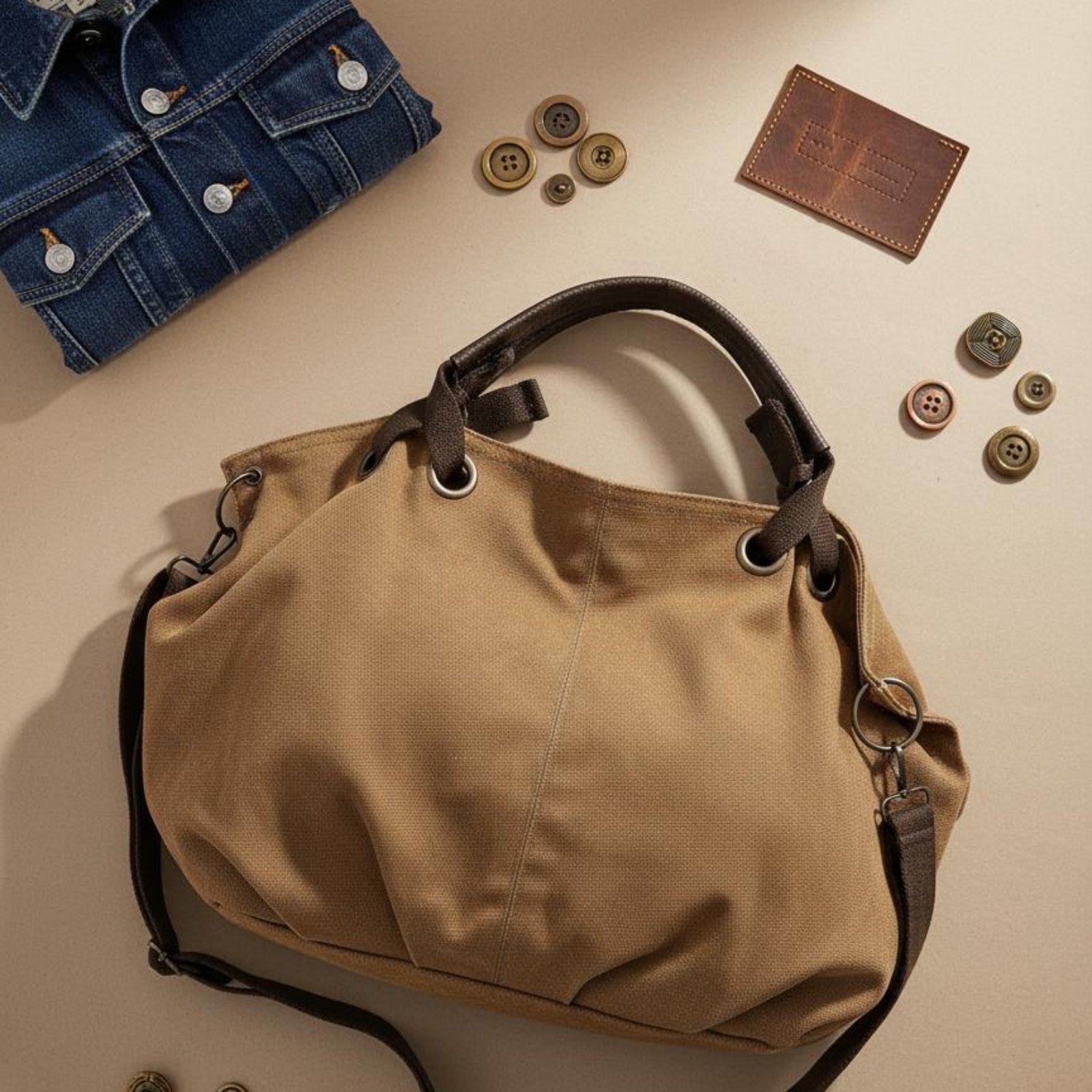 Bolso bandolera grande de lona - Women Bags For Office Use reseña y precio