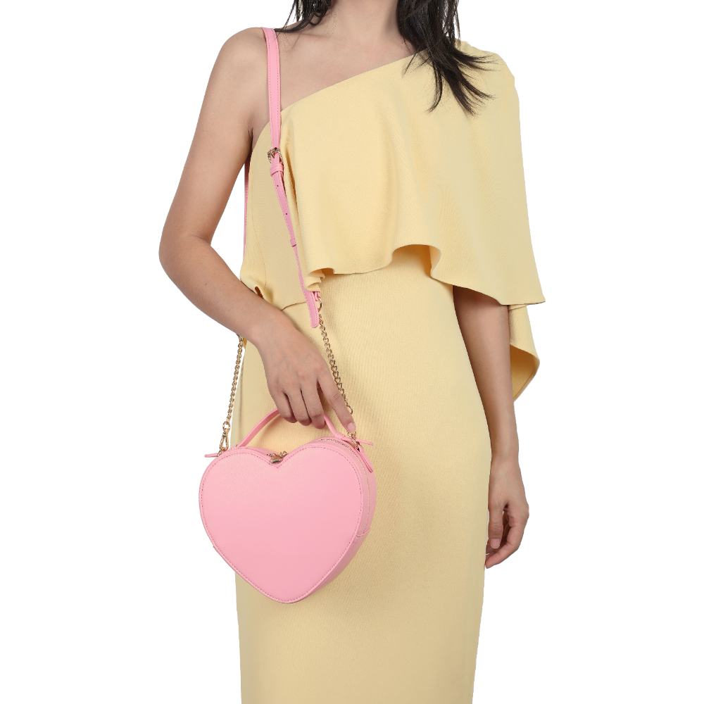 Bolso cruzado con forma de cor - Women Bags Zip reseña y precio
