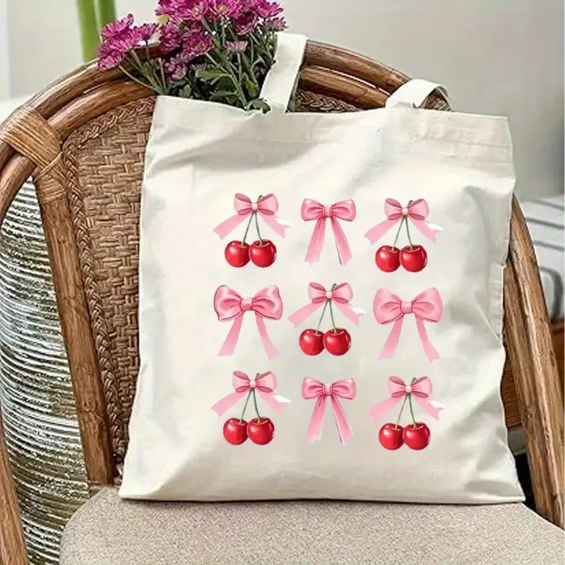 Bolso de mano de lona con dise - Shopper Tote Canvas reseña y precio