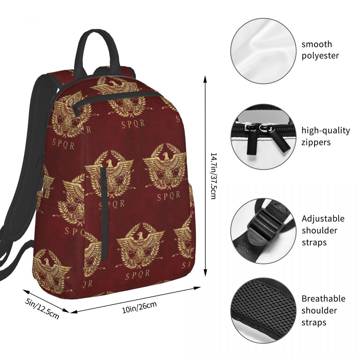Mochila romana SPQR de Roma, m - Women Bags Rome reseña y precio