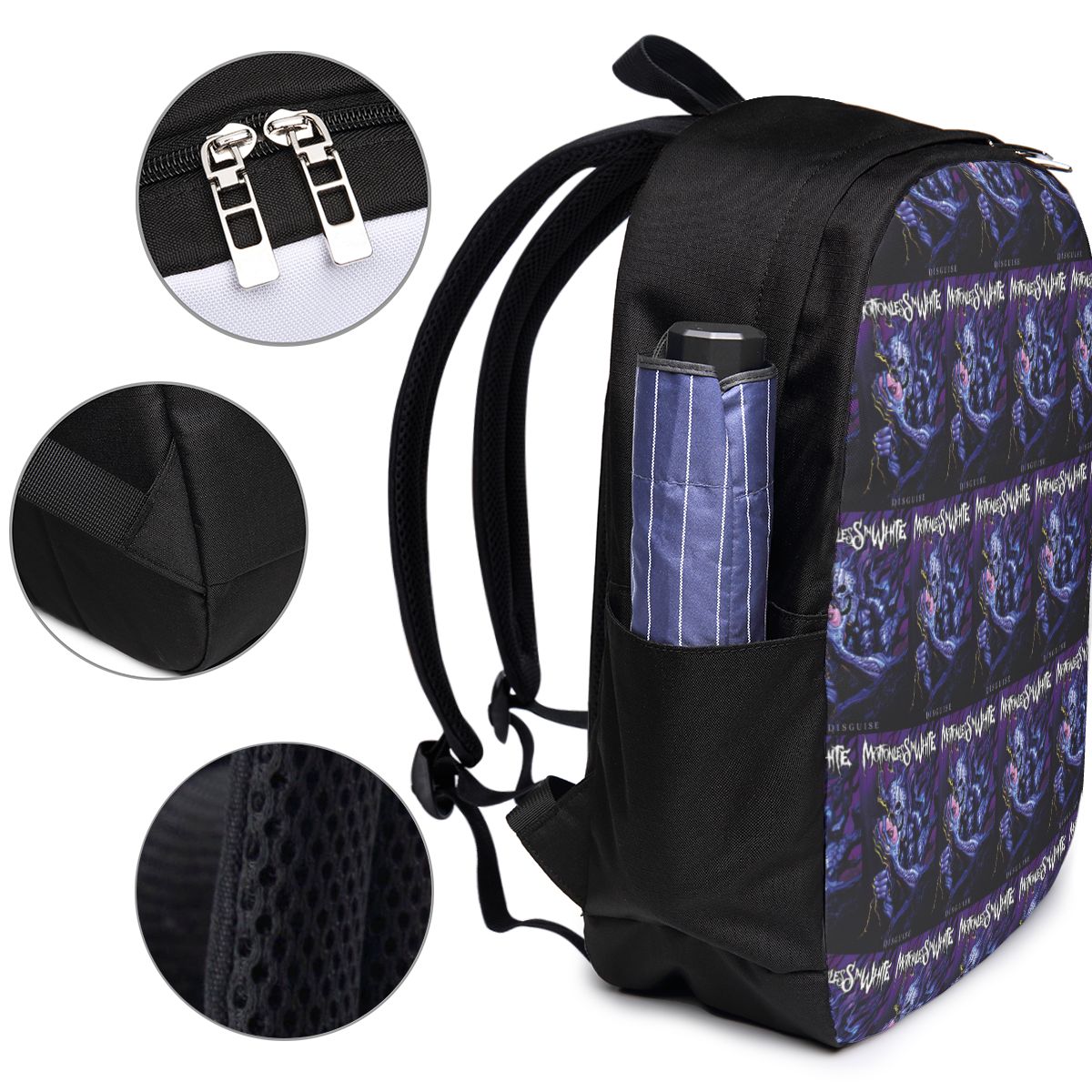 Mochila Motionless In White, b - Women Bags College reseña y precio