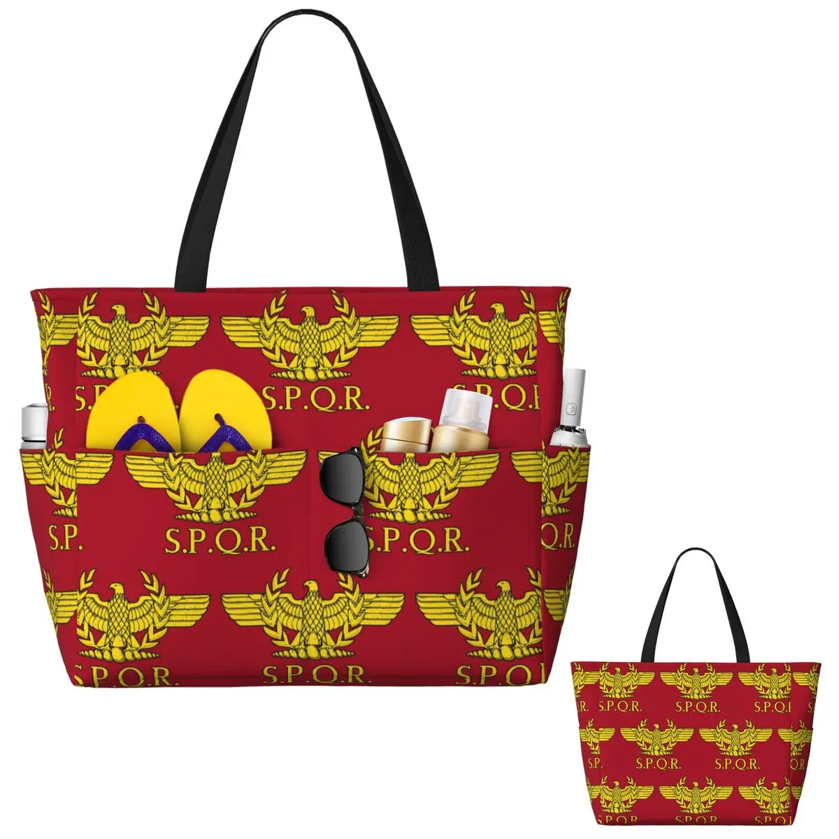 Bolso de playa romano SPQR de  - Women Bags Rome reseña y precio