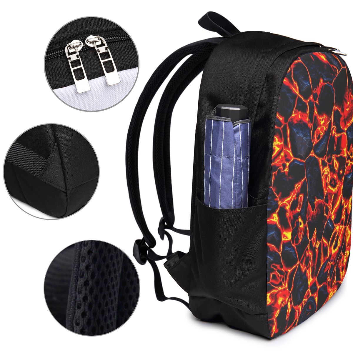 Mochila Magma Volcano Lava Fir - Women Bags College reseña y precio