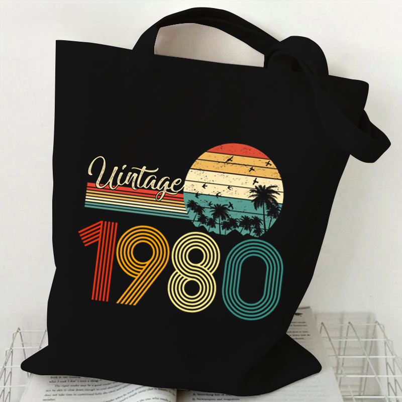 Bolso de mano Vintage 1984 Vin - Shopper Tote Canvas reseña y precio