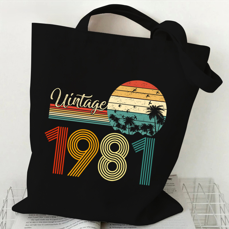 Bolso de mano Vintage 1984 Vin - Shopper Tote Canvas reseña y precio