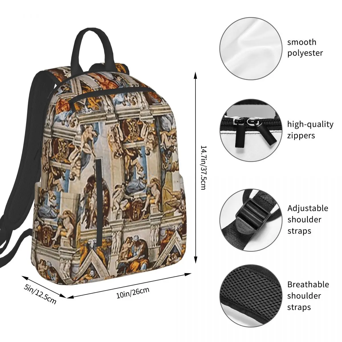 Techo de la Capilla Sixtina de - Women Bags Rome reseña y precio
