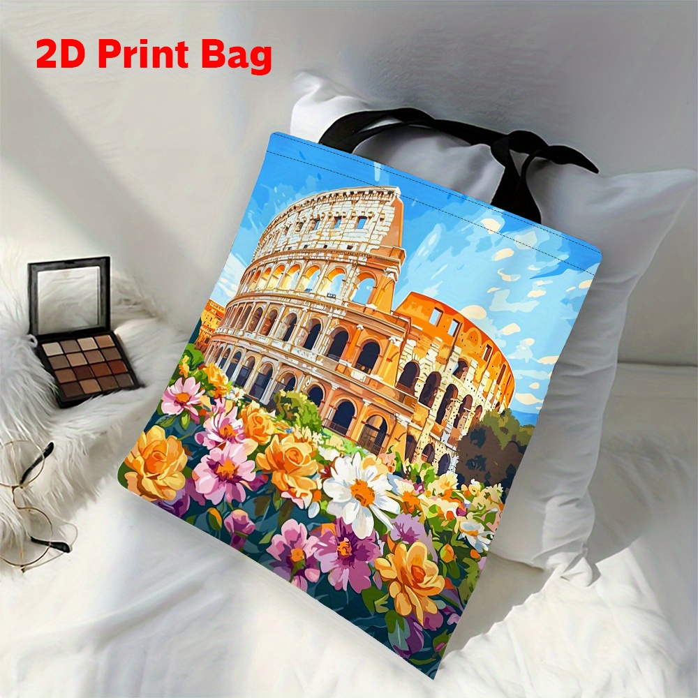 Bolso de mano estampado con el - Women Bags Rome reseña y precio