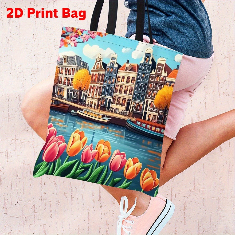 Bolso de mano estampado con el - Women Bags Rome reseña y precio