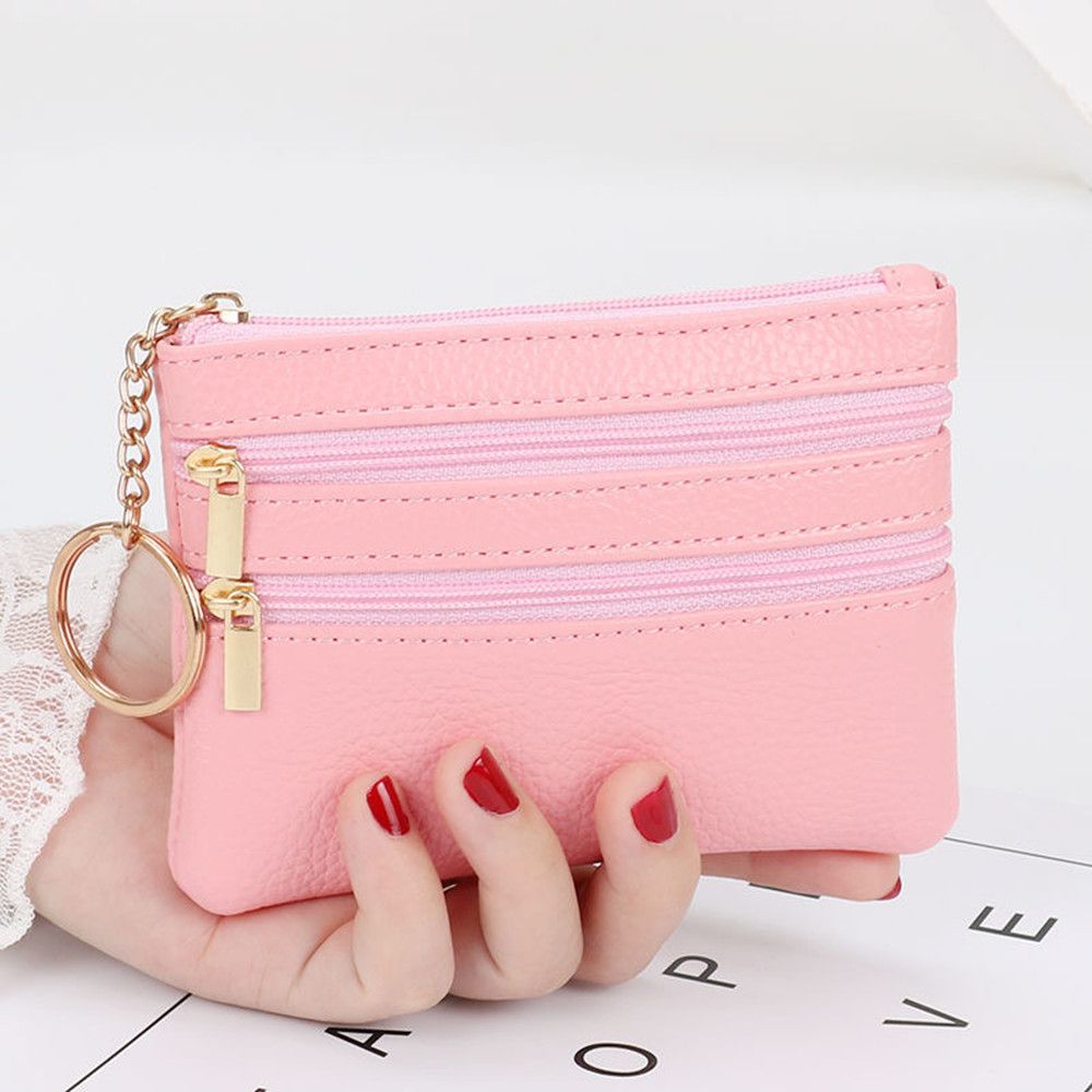 Mini tarjetero suave, cartera  - Women Bags Zip reseña y precio