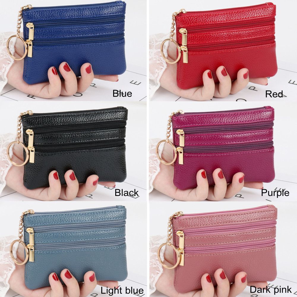 Mini tarjetero suave, cartera  - Women Bags Zip reseña y precio