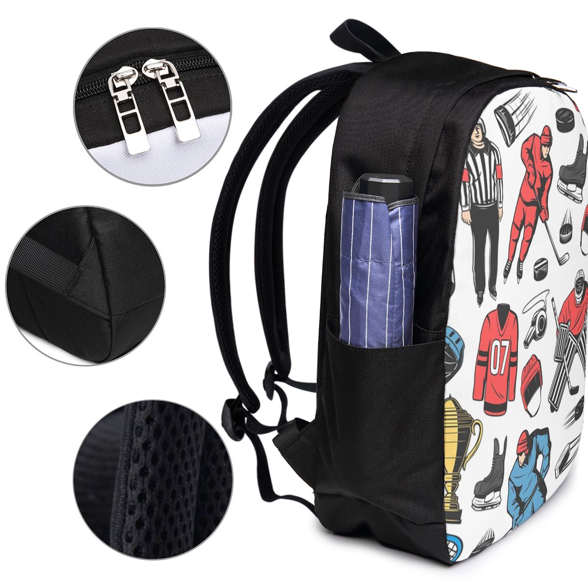 Mochila Ice Hockey Players On  - Women Bags College reseña y precio