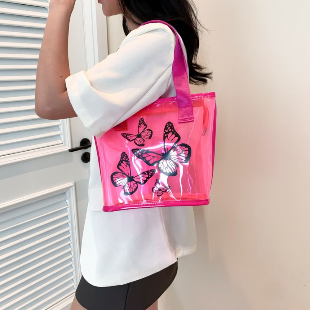 Bolso transparente con estampa - Jelly Bag Clear Pvc reseña y precio