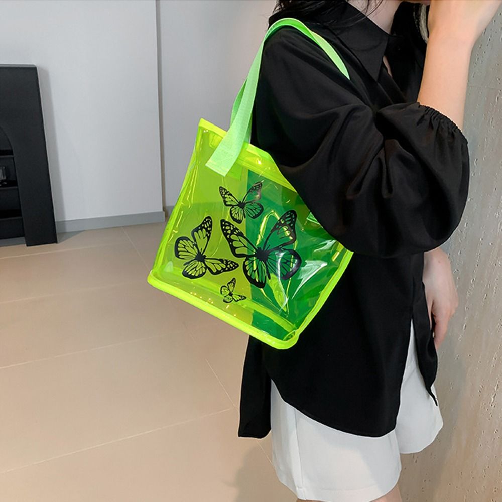 Bolso transparente con estampa - Jelly Bag Clear Pvc reseña y precio