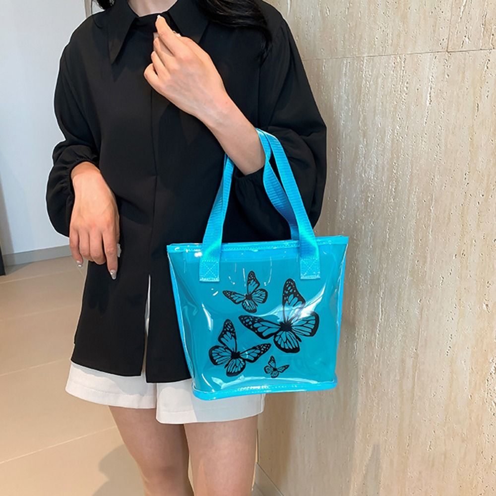 Bolso transparente con estampa - Jelly Bag Clear Pvc reseña y precio