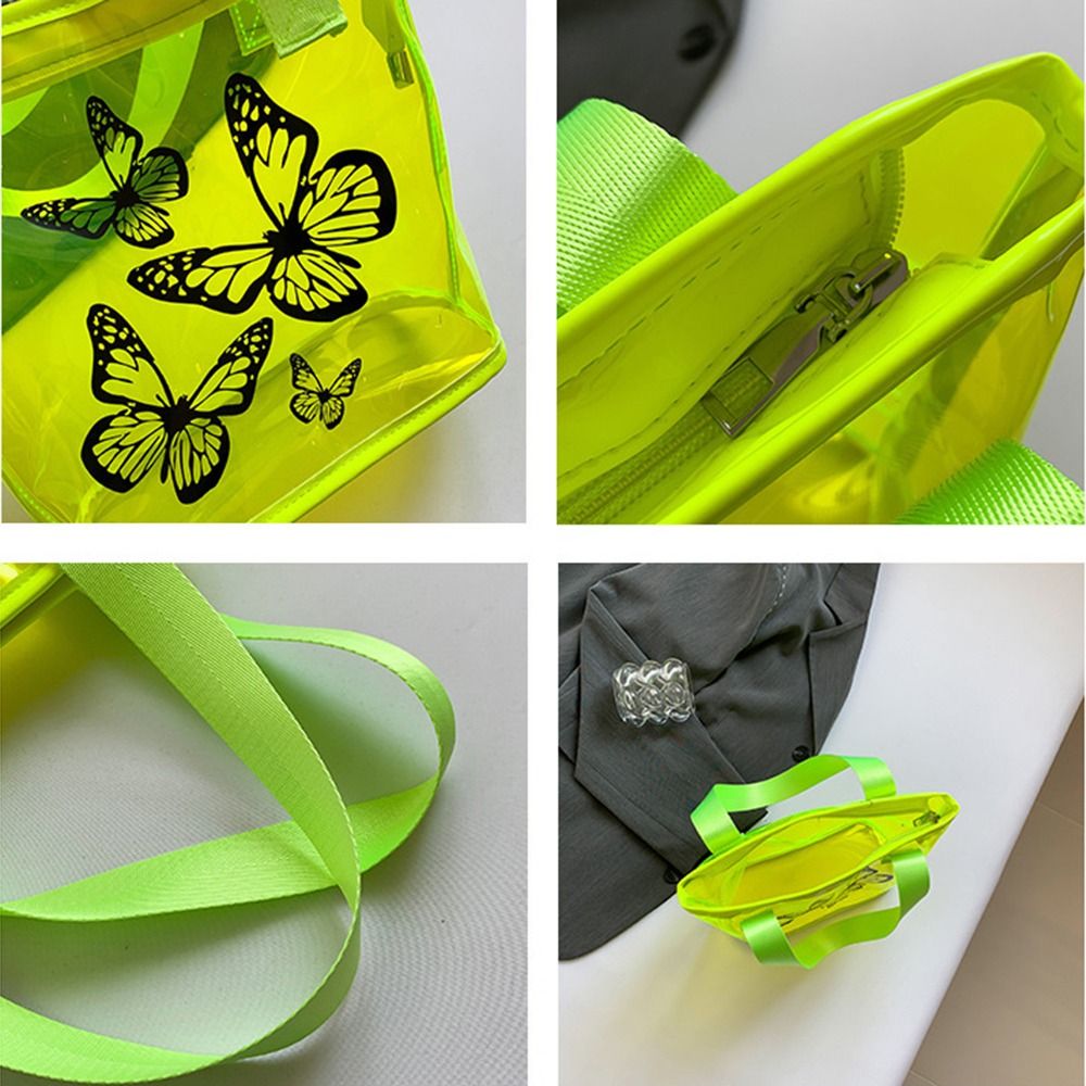 Bolso transparente con estampa - Jelly Bag Clear Pvc reseña y precio