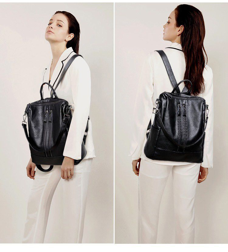 Mochila escolar de cuero suave - Women'S Xl Bags reseña y precio
