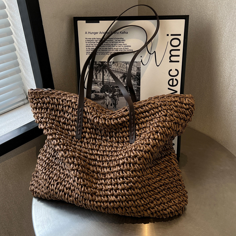 Bolsos de mano tejidos de paja - Women Bags Offers reseña y precio