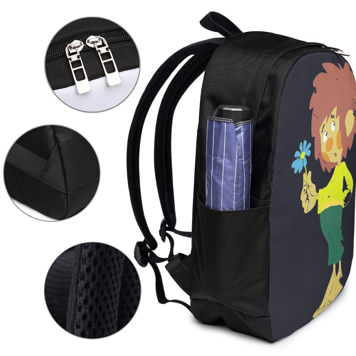 Pumuckl Blume - Figur Mochila, - Women Bags College reseña y precio