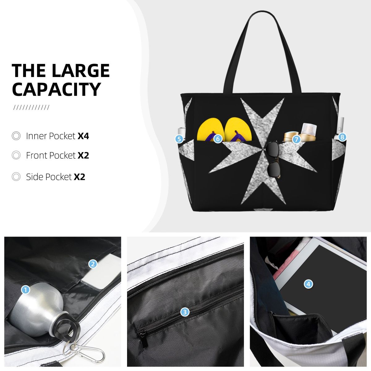 Bolso de playa con diseño de c - Women Bags Malta reseña y precio
