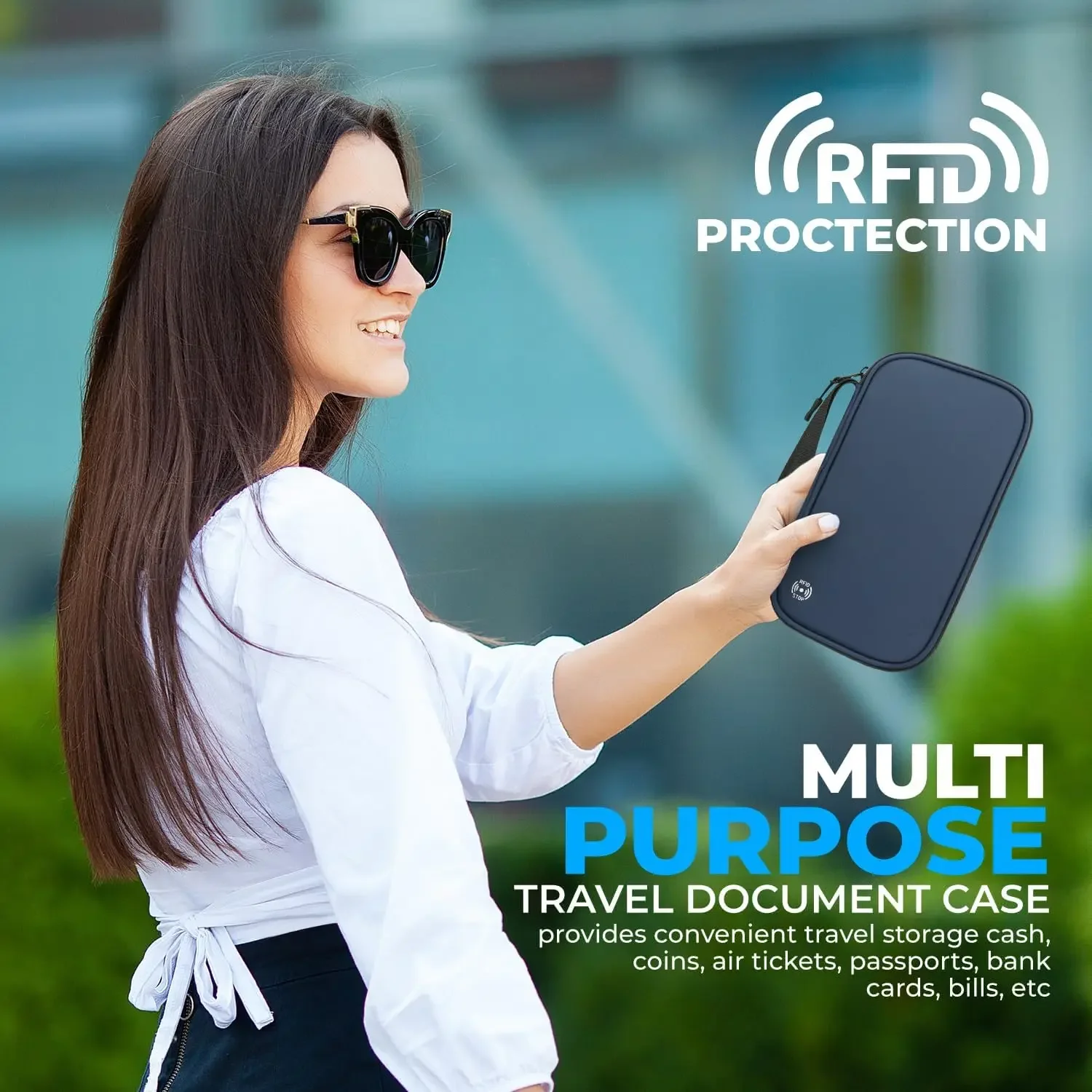 Funda ligera para pasaporte de - Women Bags Zip reseña y precio
