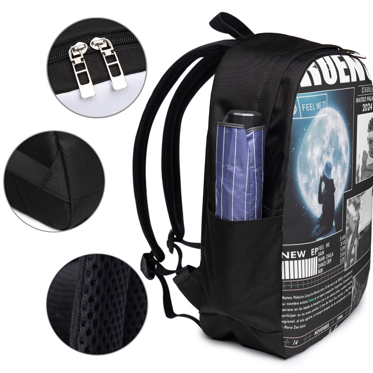 Mochila divertida de Trueno Hi - Women Bags College reseña y precio