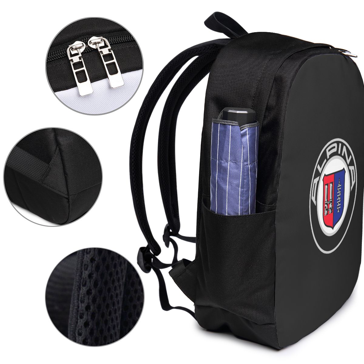 Alpina - Mochila con logotipos - Women Bags College reseña y precio