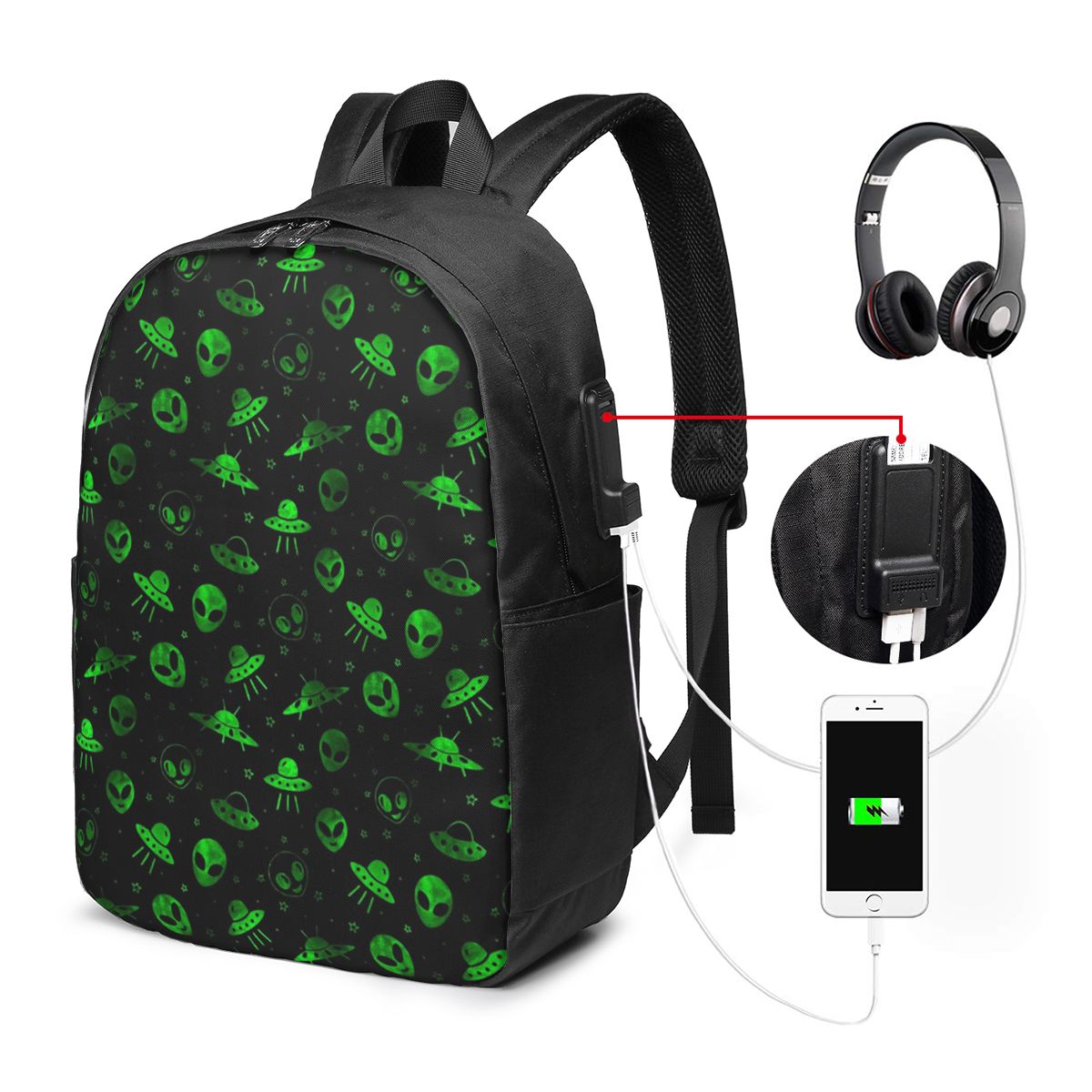 Mochila con diseño de extrater - Women Bags College reseña y precio