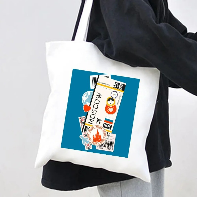 Bolsa de Compras de Lona con D - Women Bags Rome reseña y precio