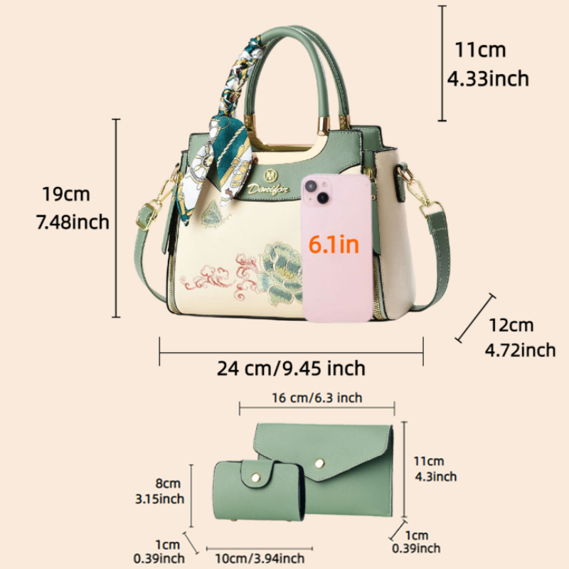 Conjunto de 3 piezas de bolsos - Women Bags Gift reseña y precio