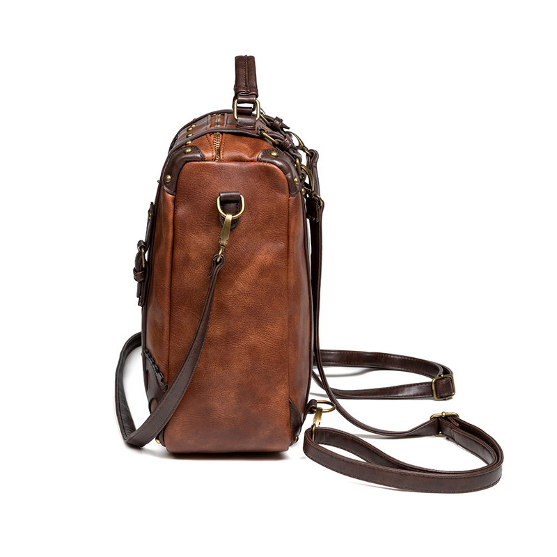 Mochila Steampunk con Engranaj - Doctor Bag Leather reseña y precio