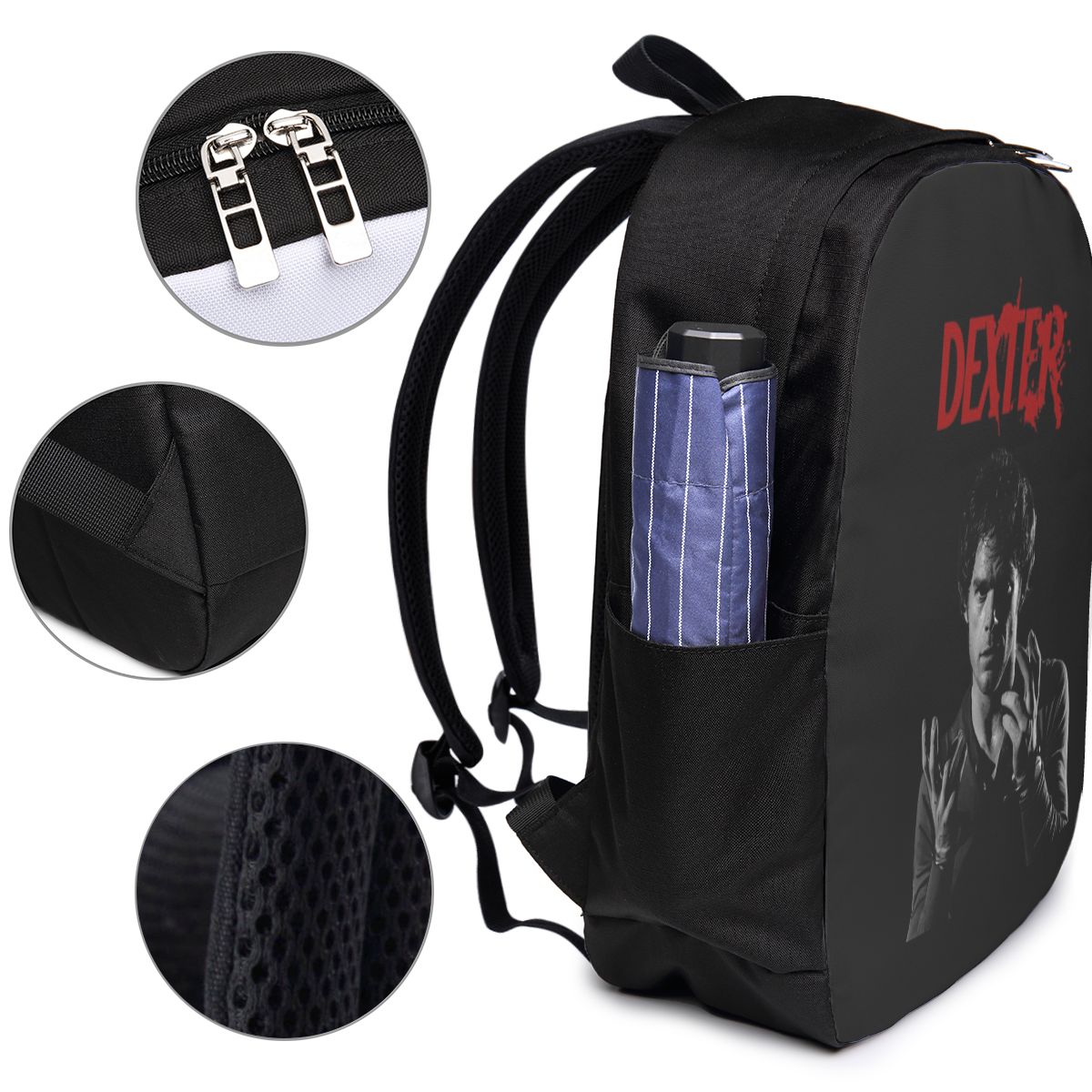 Mochila de la película Dexter  - Women Bags College reseña y precio