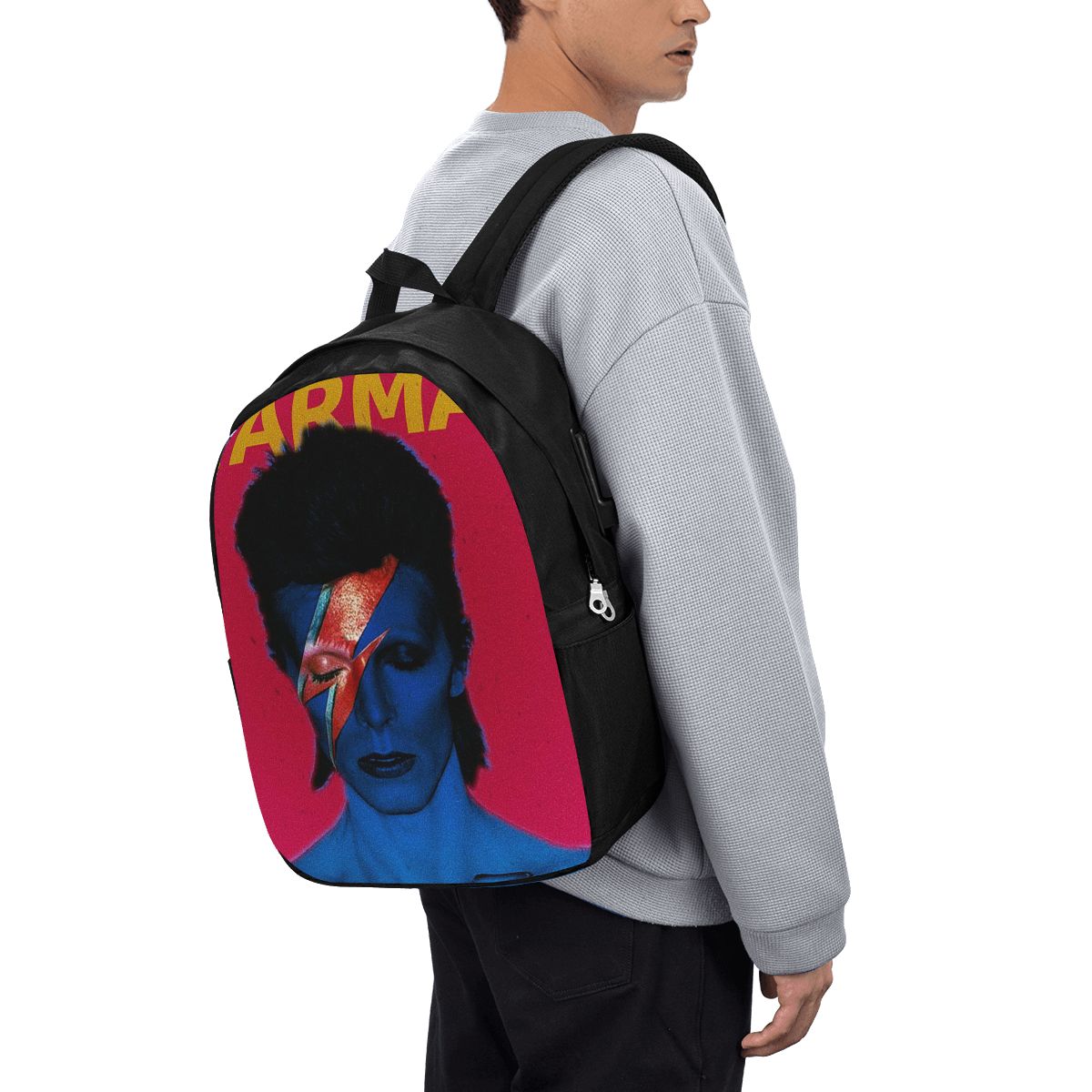 Mochila Davids Bowied, bolsa d - Women Bags College reseña y precio