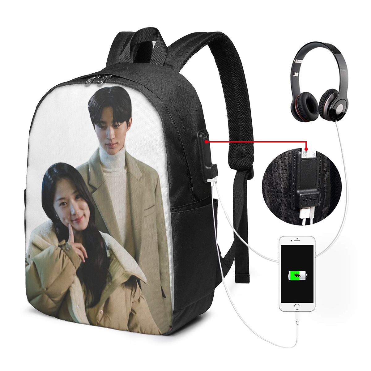 Mochila Lovely Runner Kdrama F - Women Bags College reseña y precio