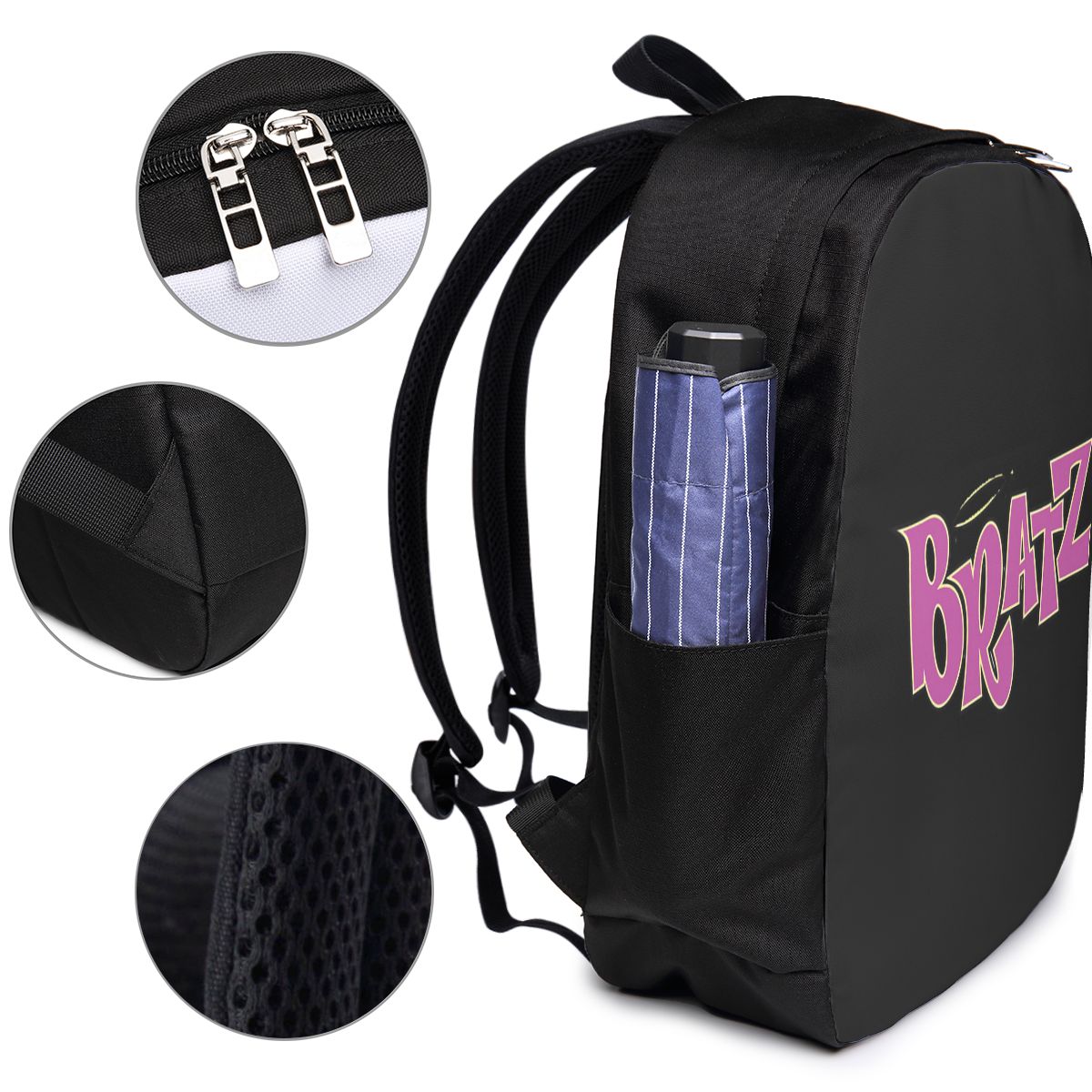 Mochila con logotipo de Bratz, - Women Bags College reseña y precio