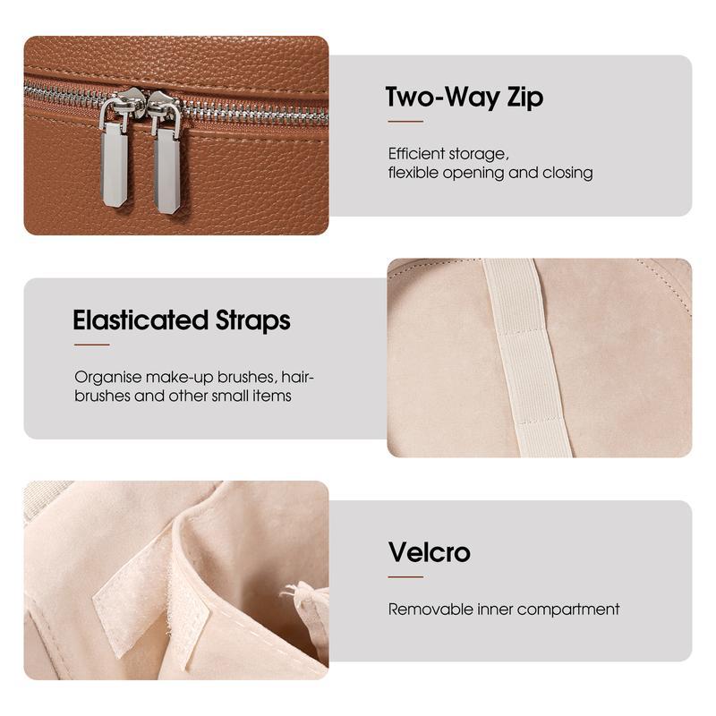 Bolsa de maquillaje de cuero P - Women'S Xl Bags reseña y precio