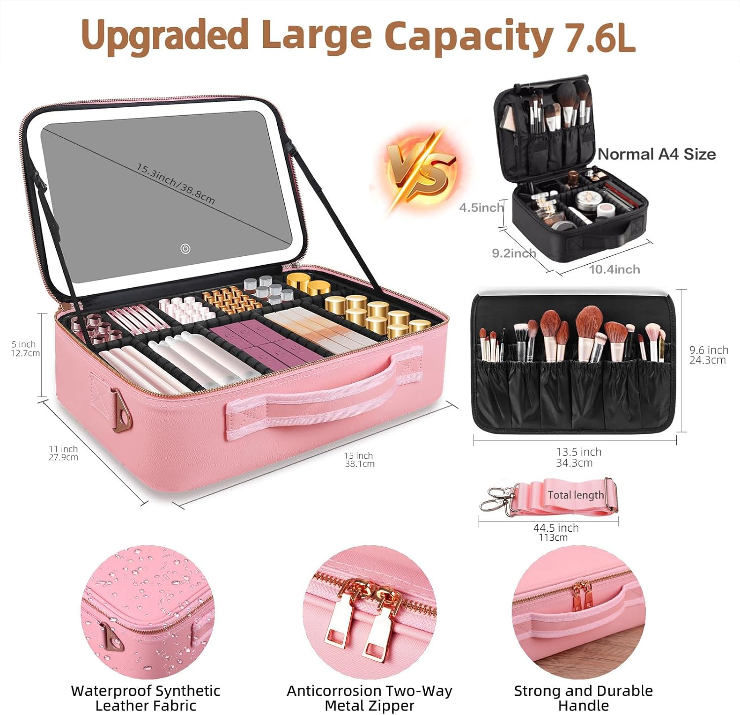 Bolsa de Maquillaje de Gran Ca - Women'S Xl Bags reseña y precio