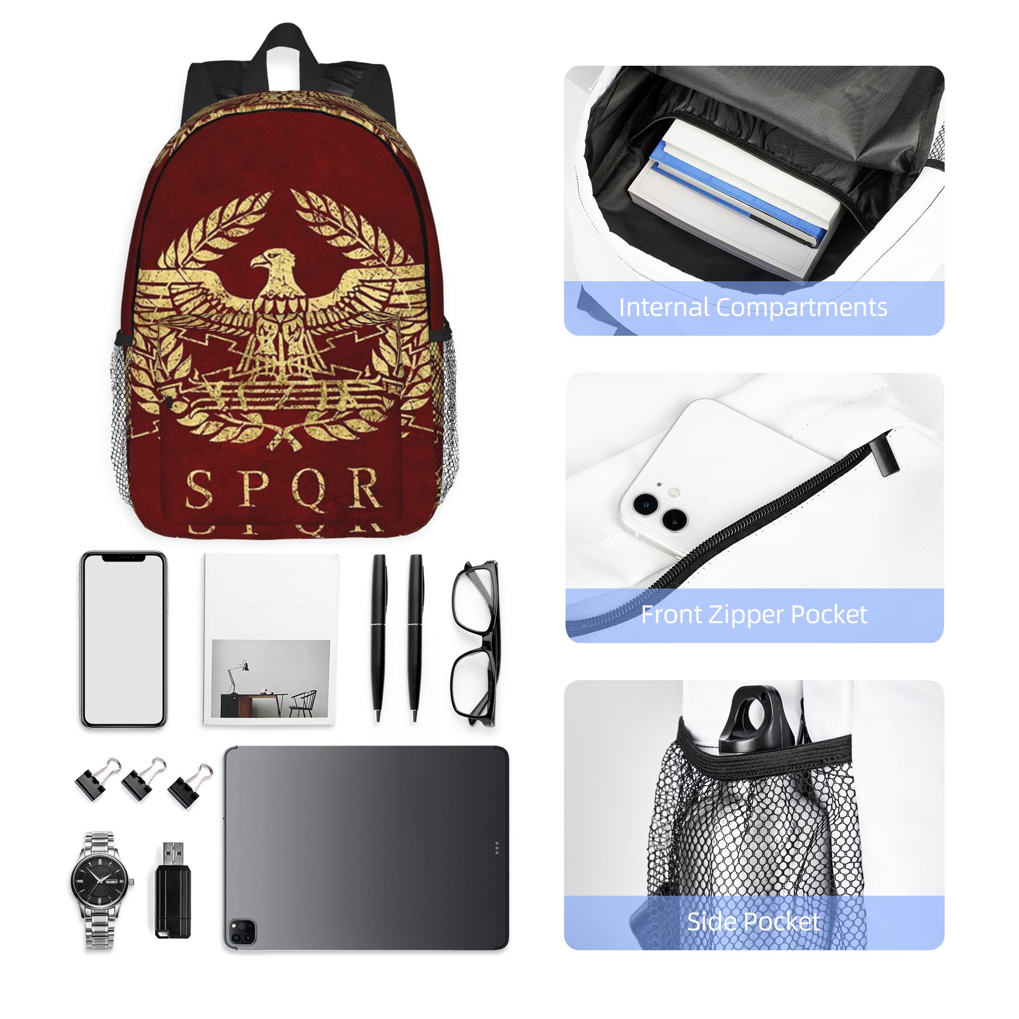 Mochila romana SPQR de Roma, g - Women Bags Rome reseña y precio