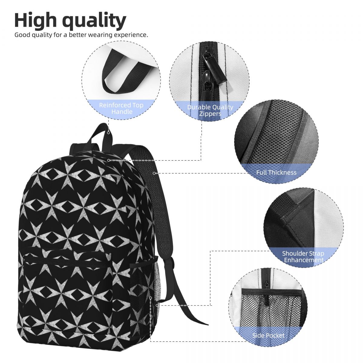 Mochila con diseño de cruz mal - Women Bags Malta reseña y precio