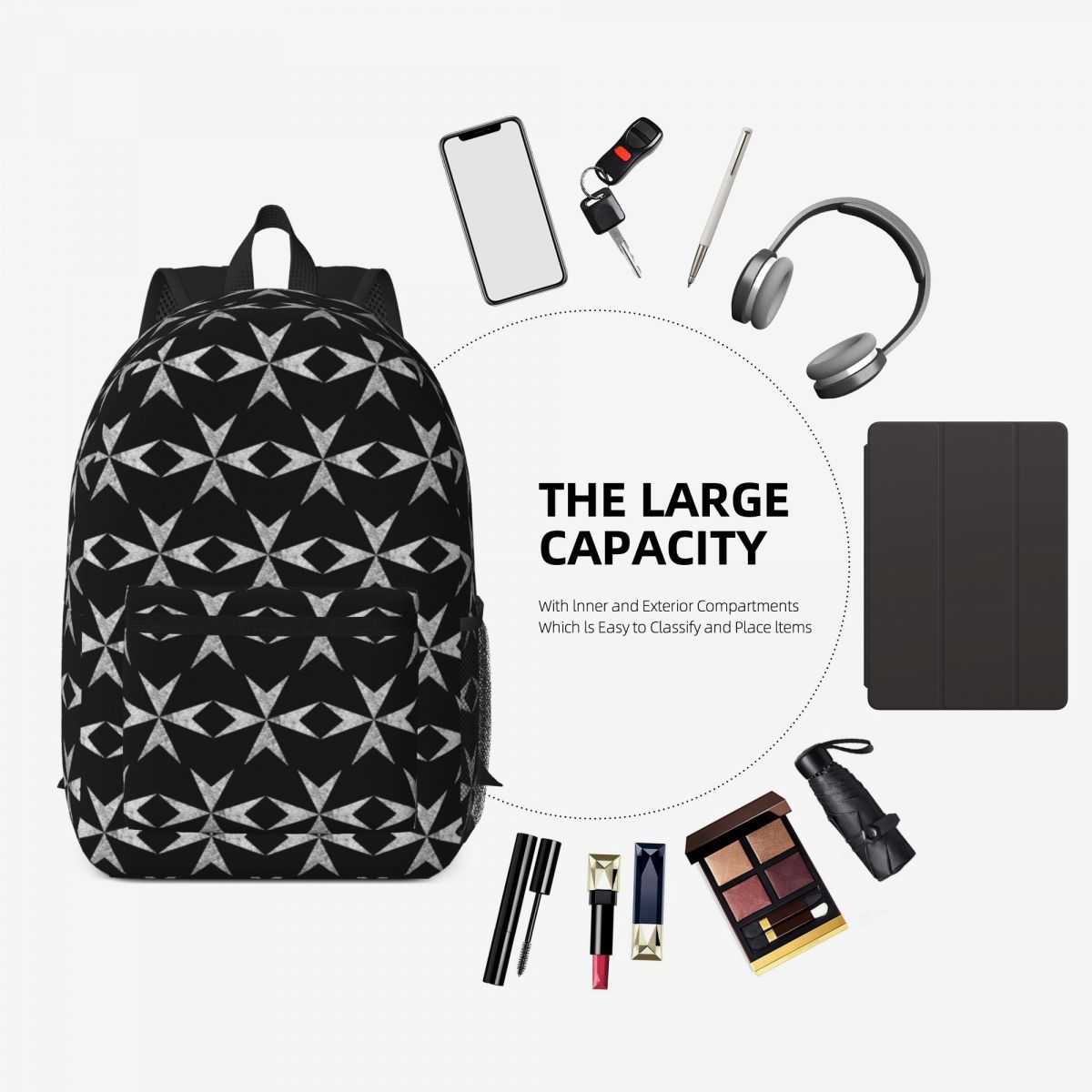 Mochila con diseño de cruz mal - Women Bags Malta reseña y precio